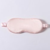Masque de sommeil en soie de Premium supérieure - Masque pour les yeux de Luxe - 100 % occultant - Masque de voyage - Bandeau pour les yeux - Powernap - Méditation - Détente - Silky Soft - Anti-rides - Astuce cadeau - rose clair