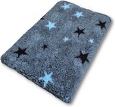 Vetbed Starry Night - Blauw - Antislip Hondenmat - 100 x 75 cm - Benchmat - Hondenkleed - Voor Honden -Machine Wasbaar
