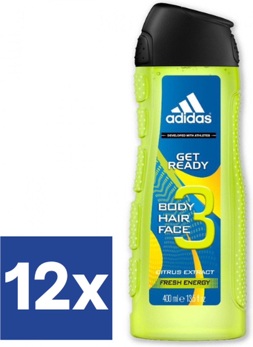 Adidas Men Fresh Energy Douchegel (Voordeelverpakking) - 12 x 400 ml