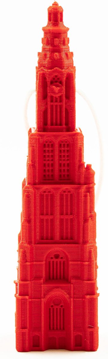 Kersthanger Grote Kerk Breda 3D geprint - Rood