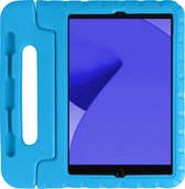Hoes Geschikt voor iPad 10.2 2021 Hoes Kinder Hoesje Kids Case Shockproof Cover - Hoesje Geschikt voor iPad 9 Hoesje Kidscase - Blauw