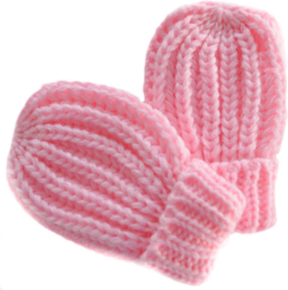 Grofgebreide Winter wantjes (0-12 maanden) - Meisjes Wanten BM02-P