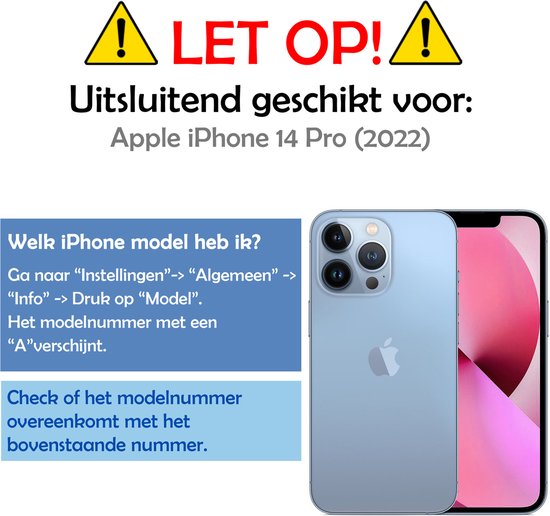 Coque pour iPhone 14 Pro avec porte-cartes - Coque pour iPhone 14 Pro porte-cartes transparente - Coque pour iPhone 14 Pro Shock Case porte-cartes transparente - 2 pièces