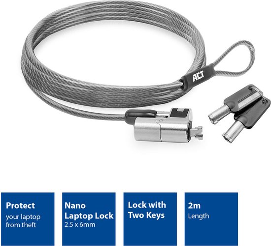 ACT Nano laptopslot met sleutels van ACT — afbeelding 5