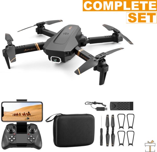 Drone avec Caéra 1080P pour Enfant et Adulte, Quadcopter RC Pliable