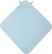 LCW HOME Handdoek met capuchon - Omslagdoek - Badstof Badcape met geborduurde details voor babyjongen 75x75 cm