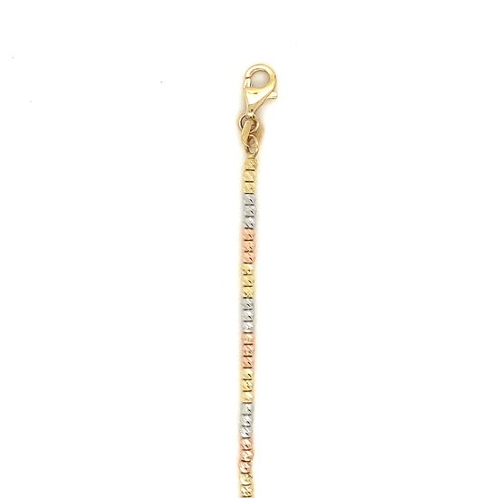 DGW - Bijoux - Bracelet - Or - 14kt - 3,7 grammes - Adultes - 22 cm