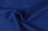 10 meter wol stof - Kobaltblauw - 78% polyester - 22% wol
