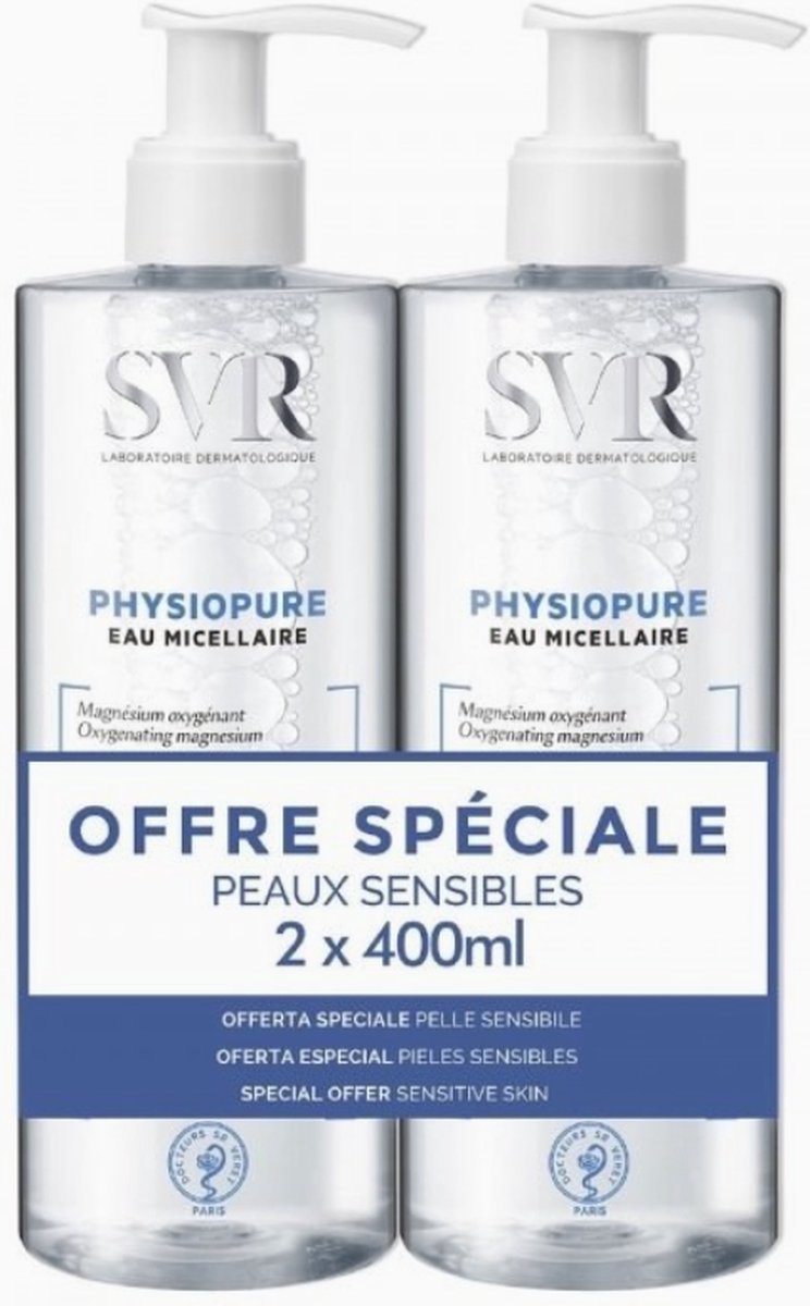 SVR Lotion Physiopure Eau Micellaire Duo Cleansing Micellar Water