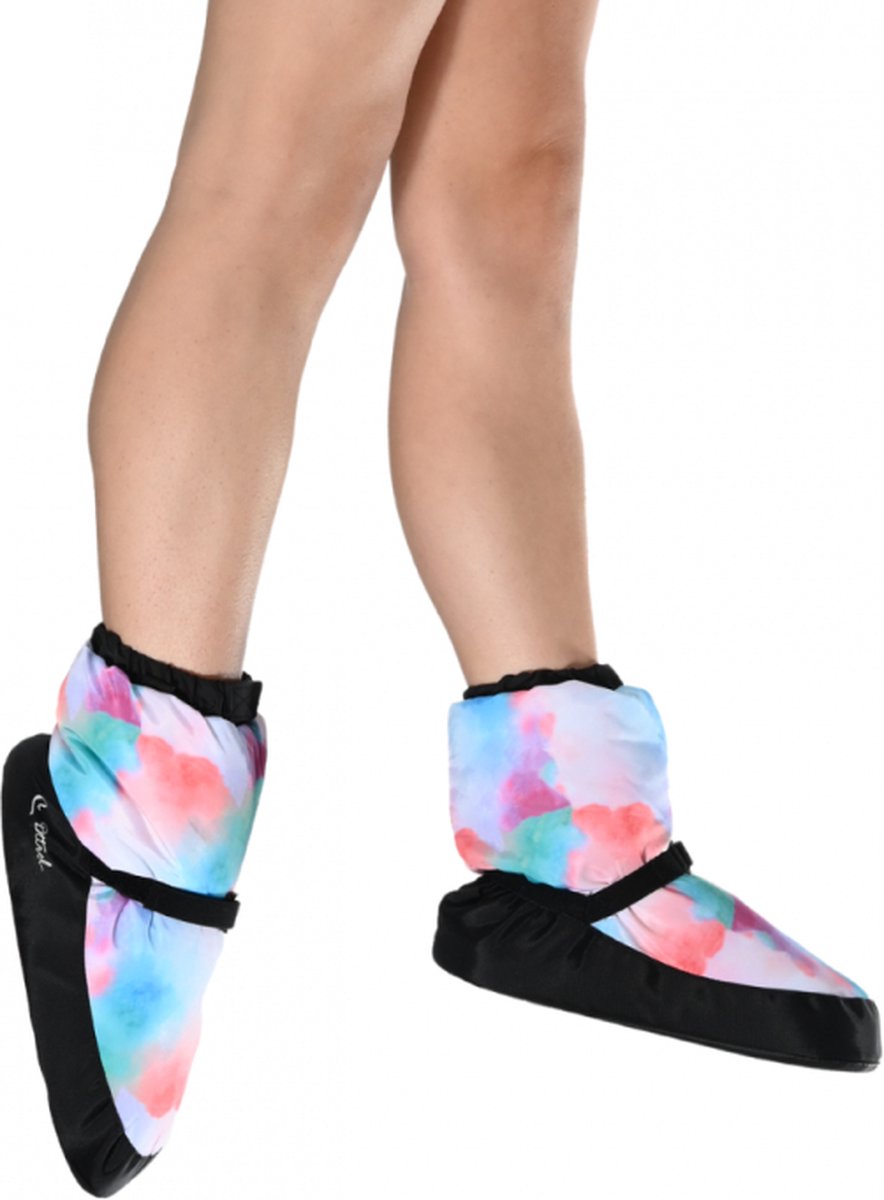 Dansez-Vous Pantoffels Dames Ballet Sloffen Balletschoenen Warm-up Booties Meerkleurig