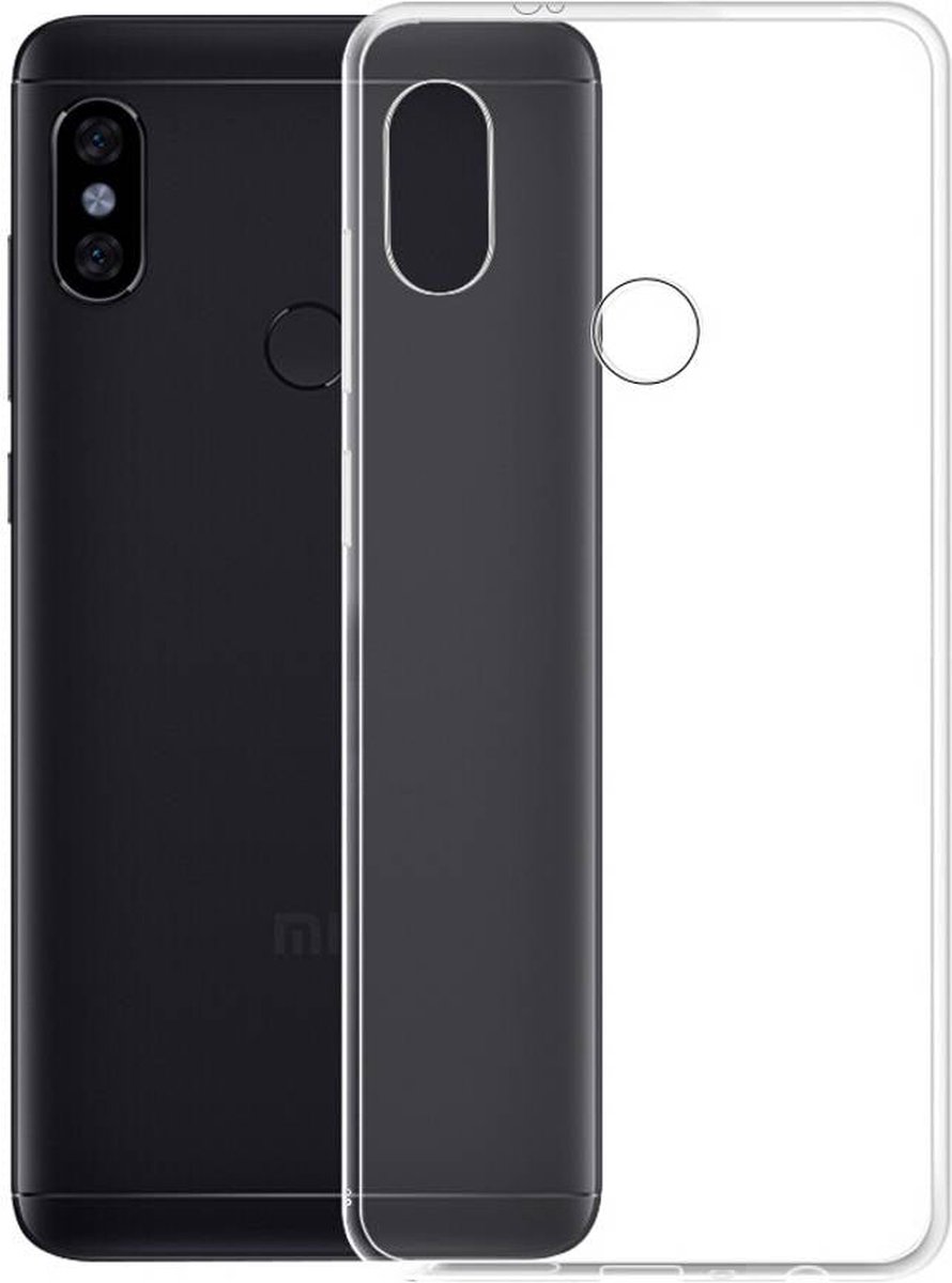 Shock Proof Case - Telefoonhoesje - Doorzichtig Hoesje voor Xiaomi MI 8 - Transparant Wit