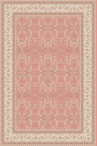 Tebriz 10003 - Gebloemd -Bedrukt tapijt op chenille stof - Vloerkleed - Antislip - Wasbaar - 160x230 cm.