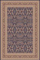 Tebriz 10004 - Gebloemd -Bedrukt tapijt op chenille stof - Vloerkleed - Antislip - Wasbaar - 160x230 cm.