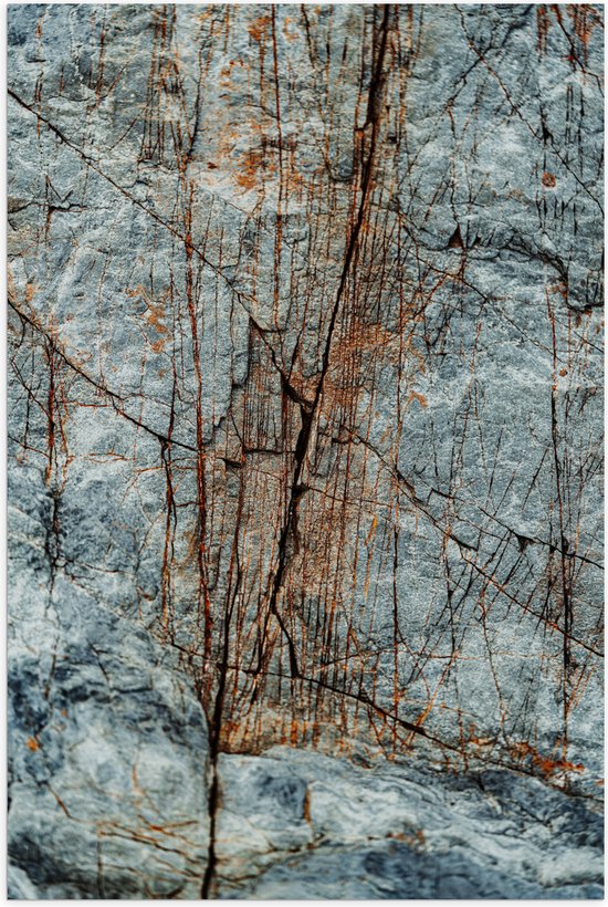 WallClassics - Poster (Mat) - Rust in the Rock - Photo 80x120 cm sur papier poster mat