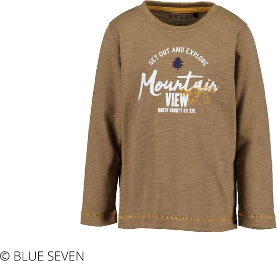 Blue Seven-Kids boys knitted T-shirt- Nut orig