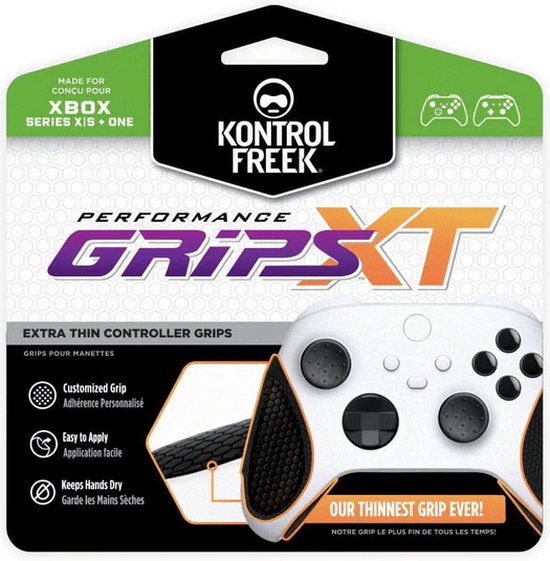 KontrolFreek Performance Grips XT - Zwart - Xbox Series X|S & Xbox One |  bol.com