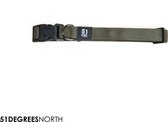 51 Degrees North - Wanderful - Collar - Nylon - Flat - Khaki - 31-47cmx20mm