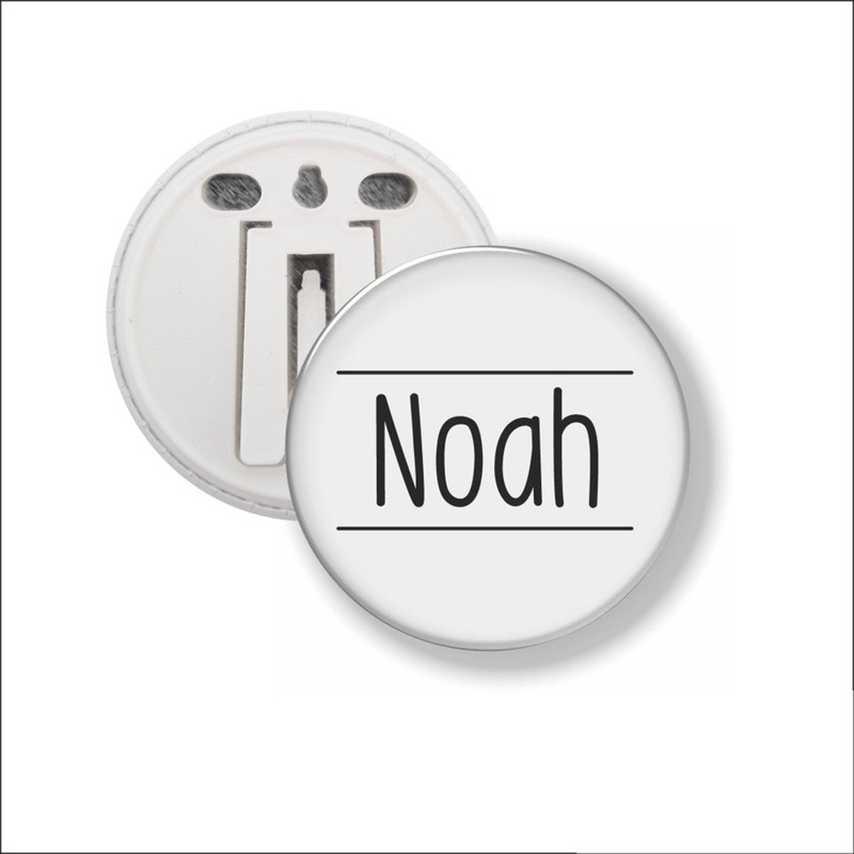 Button Met Clip 58 MM - Noah