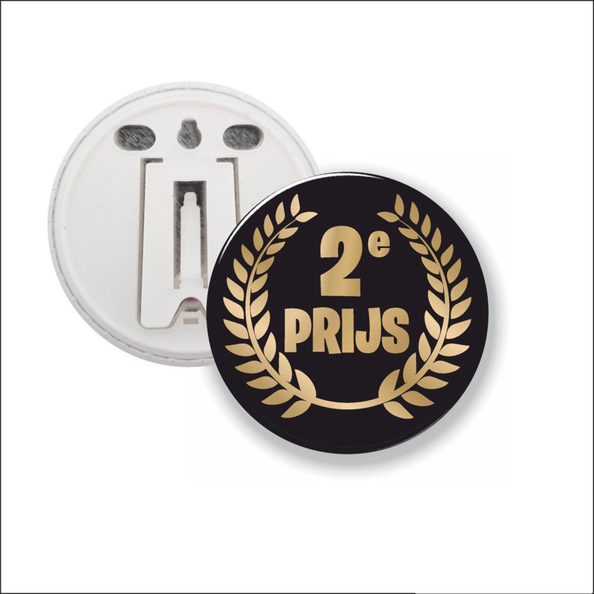 Button Met Clip 58 MM - 2e Prijs