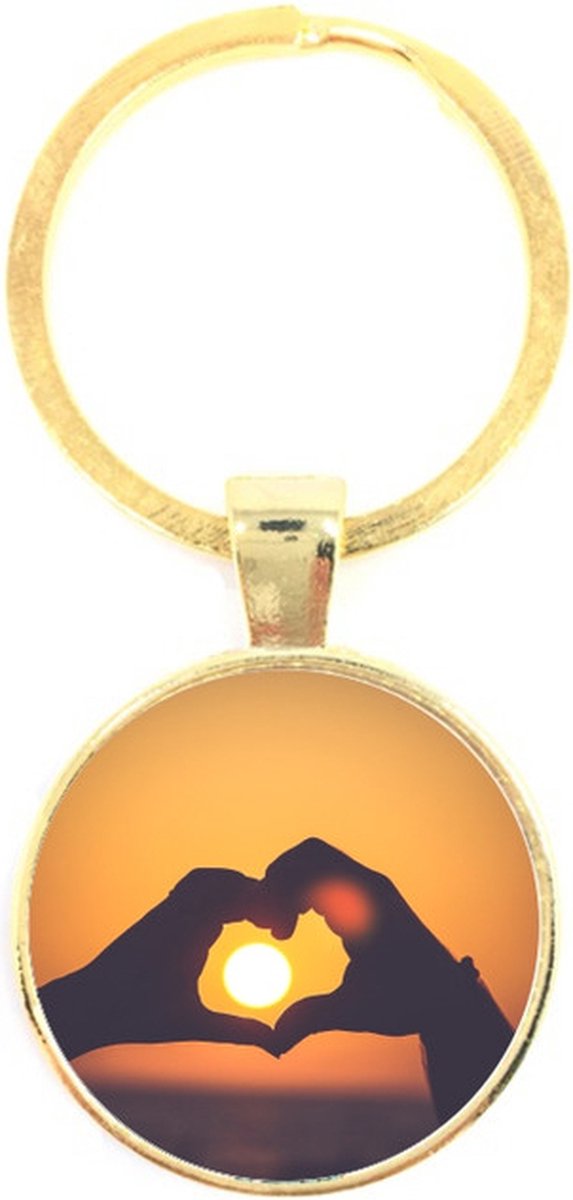 Sleutelhanger Glas - Liefde
