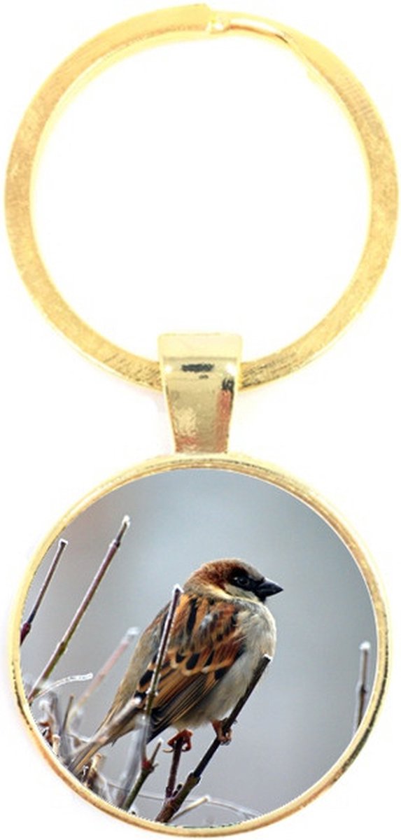 Sleutelhanger Glas - Mus