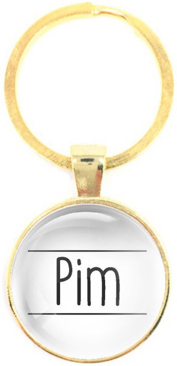 Sleutelhanger Glas - Pim