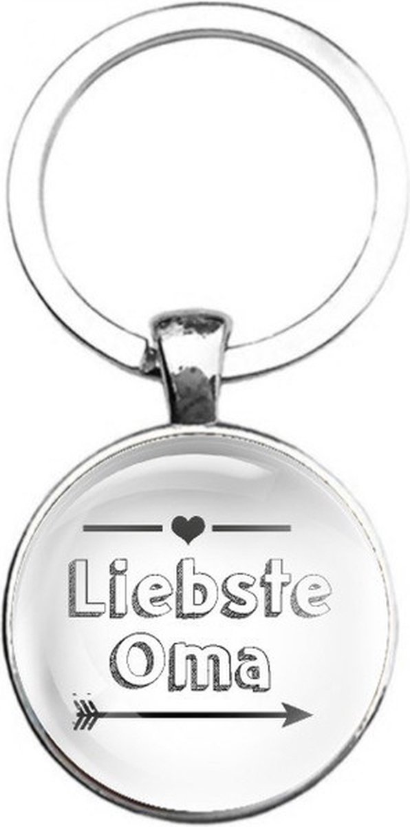 Sleutelhanger Glas - Liebste Oma