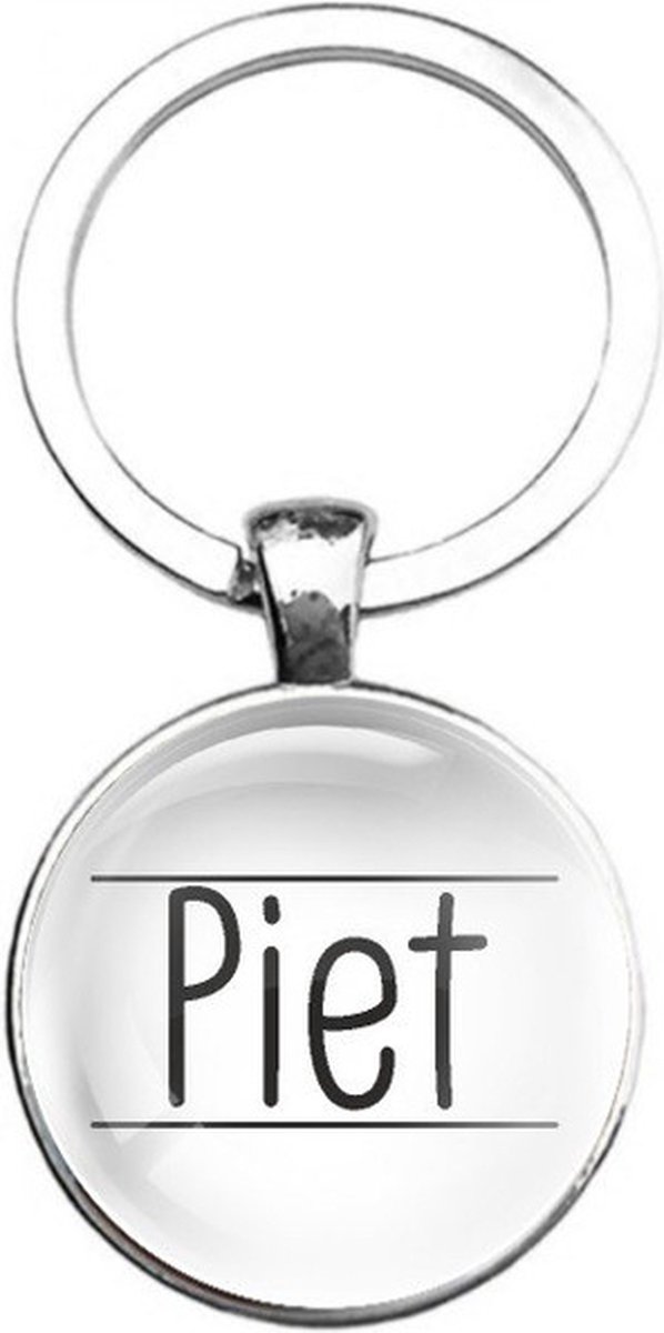Sleutelhanger Glas - Piet