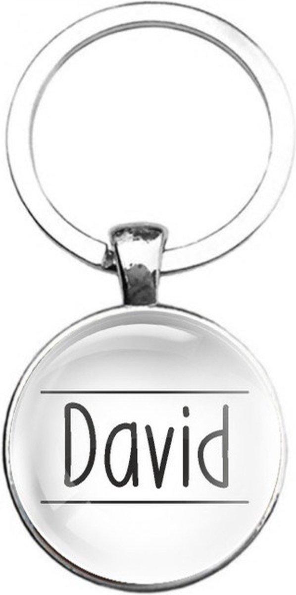 Sleutelhanger Glas - David