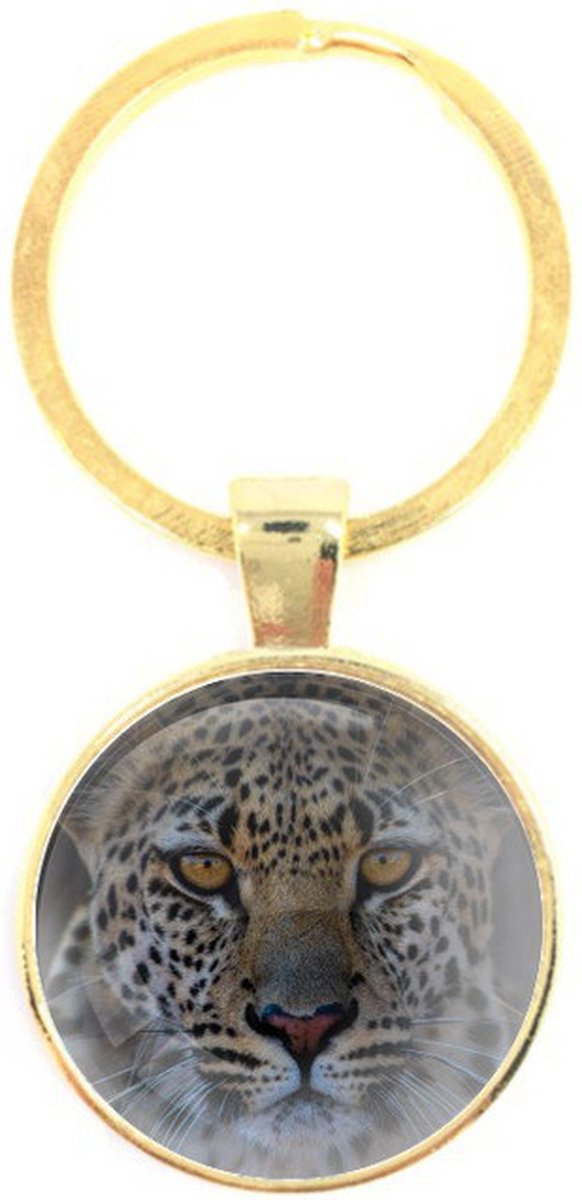 Sleutelhanger Glas - Panter