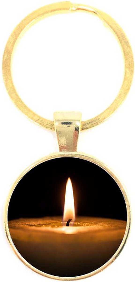 Sleutelhanger Glas - Kaars