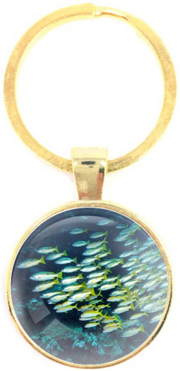 Sleutelhanger Glas - Vissen