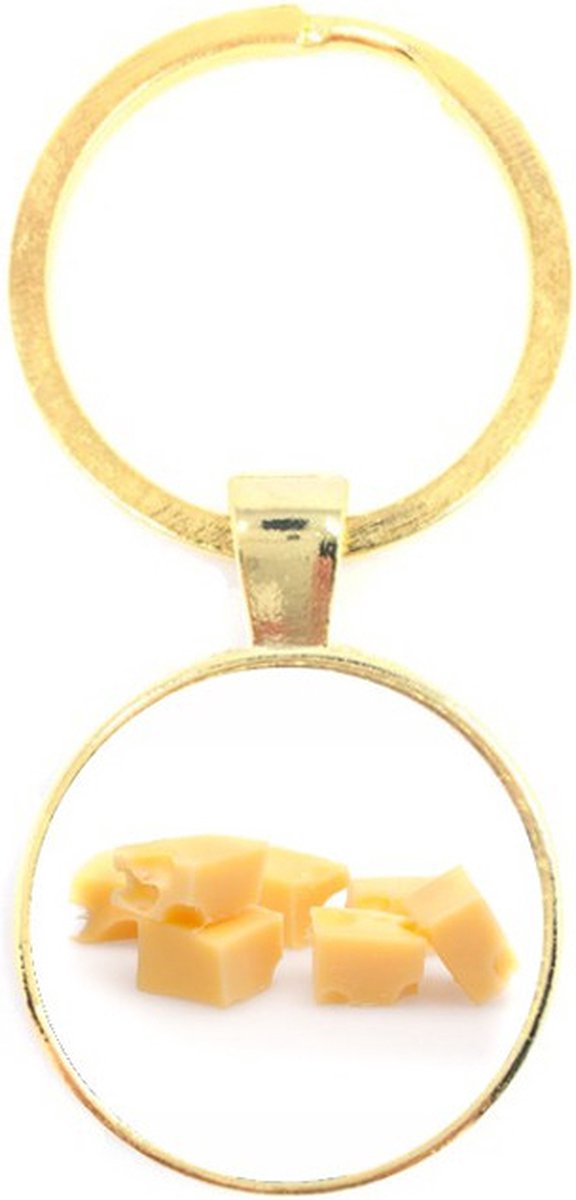 Sleutelhanger Glas - Kaas