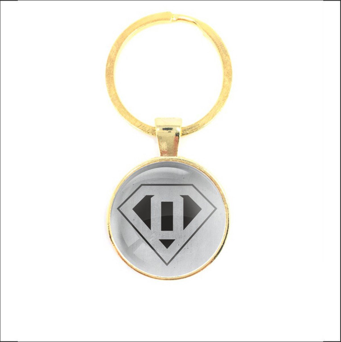 Sleutelhanger Glas - O