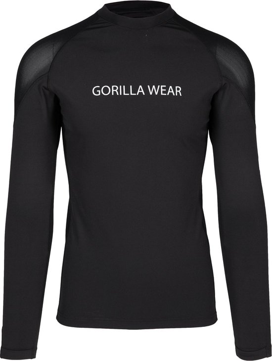 Gorilla Wear - Lorenzo Performance Long Sleeve - Zwart - 3XL
