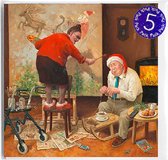 Art Revisited Marius van Dokkum - Ho, ho, ho... Rester éveillé! Carte de Noël 5 pièces