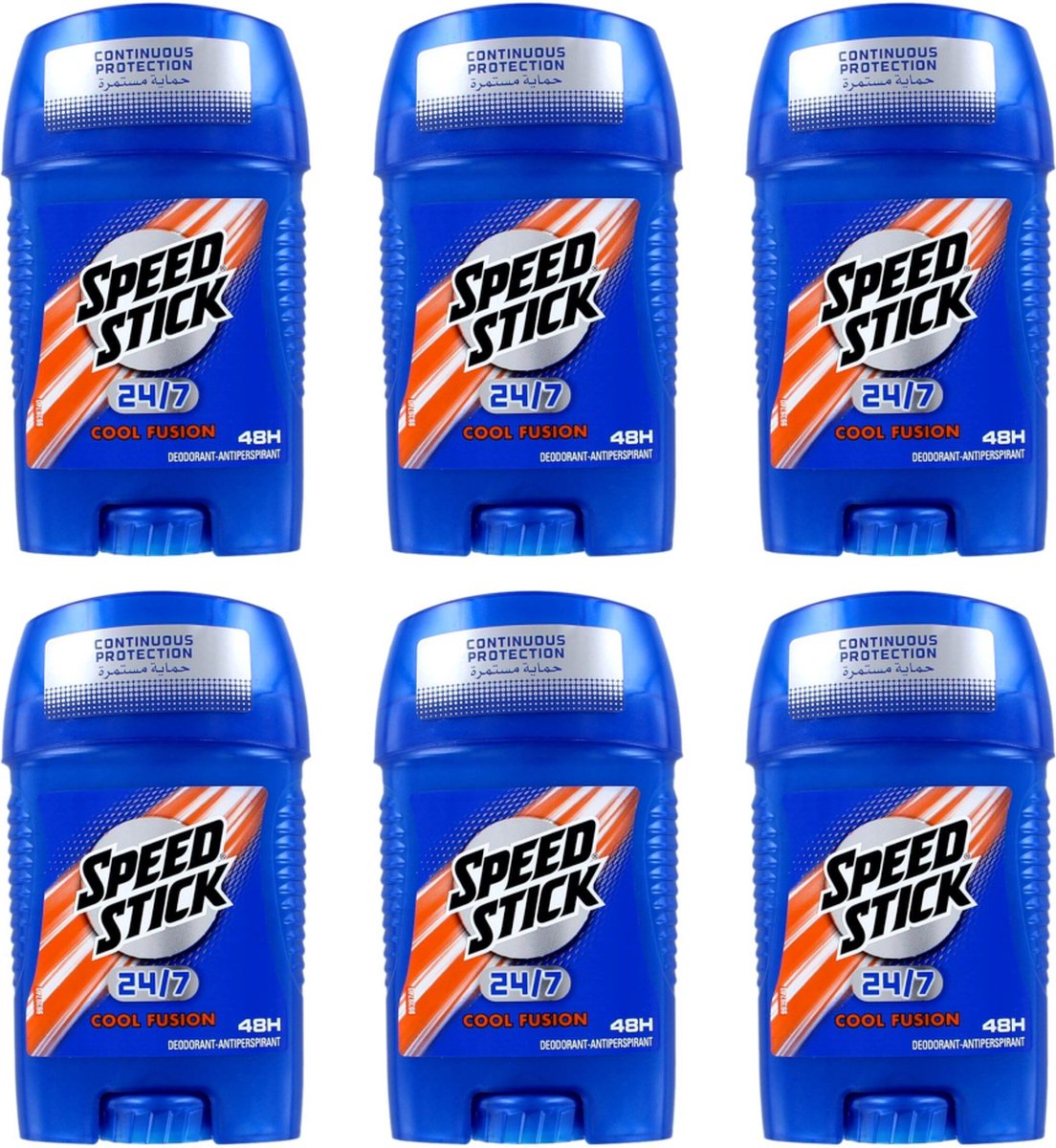 Speed ​​Stick Men - Cool Fusion - Voordeelverpakking 6 x 50 ml