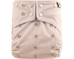 Pocketluier - Nougat | Inclusief 2 boosters | Wasbare luier | Onesize - 5kg t/m 17kg | Dubbele lekgoten