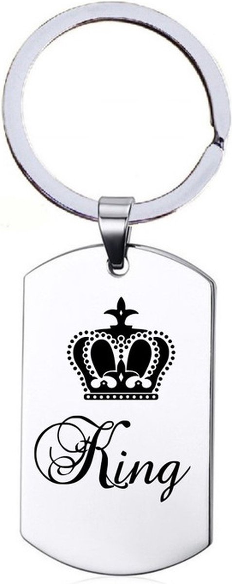 Sleutelhanger RVS - King