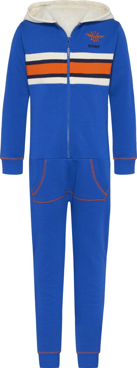 Wick Wings - Rugby - Onesie - Kleur Champion Blue - Varsity - Sportkleding - 122-128 - onesie jongens - onesie meisjes