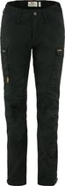 Fjallraven Kaipak Trousers Curved Women - Outdoorbroek - Dames - Zwart - Maat 38