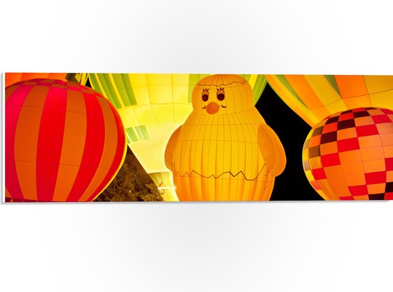 WallClassics - Feuille de Mousse PVC - Ballons Colorés et Lumineux - Photo 60x20 cm sur Feuille de Mousse PVC