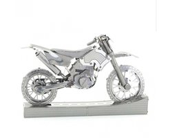 foto van Bouwpakket Miniatuur Motor Crossmotor- metaal