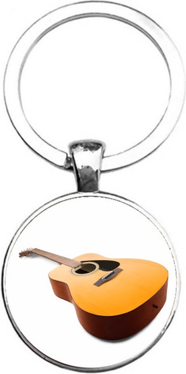 Sleutelhanger Glas - Gitaar