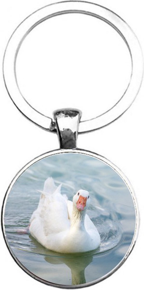Sleutelhanger Glas - Eend
