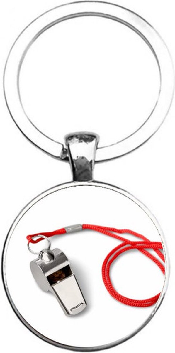 Sleutelhanger Glas - Fluit Scheidsrechter