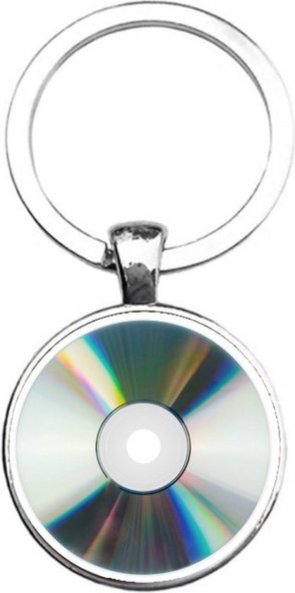 Sleutelhanger Glas - CD-Rom