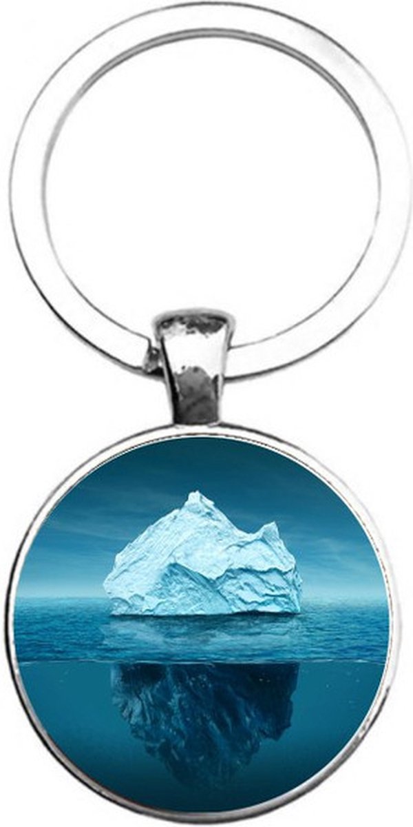 Sleutelhanger Glas - ijsberg