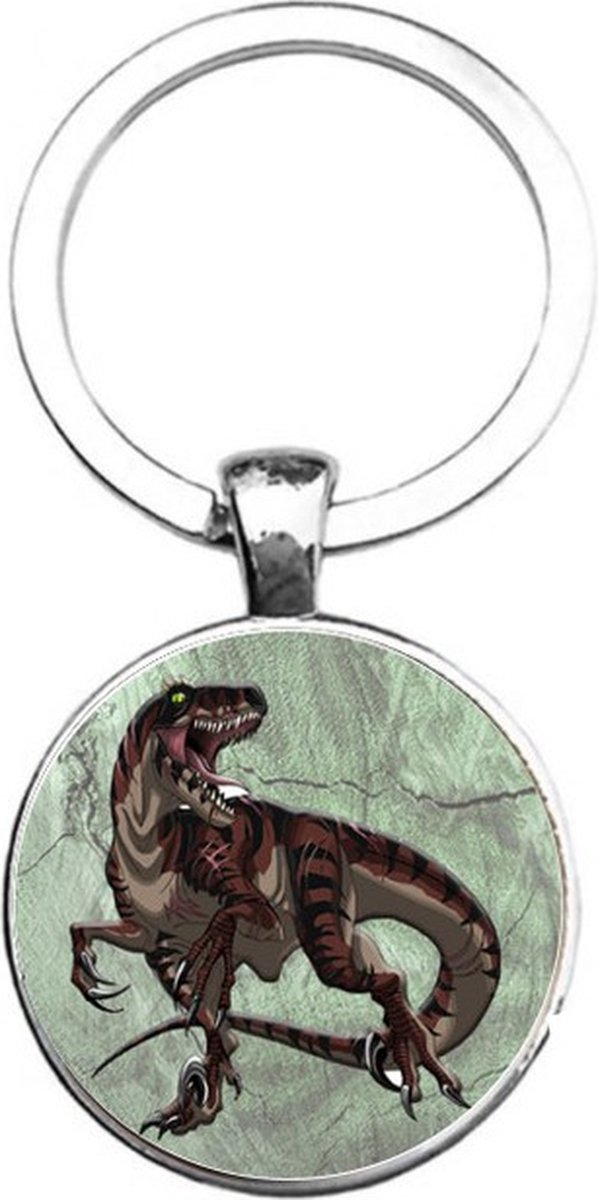Sleutelhanger Glas - Dinosaurus