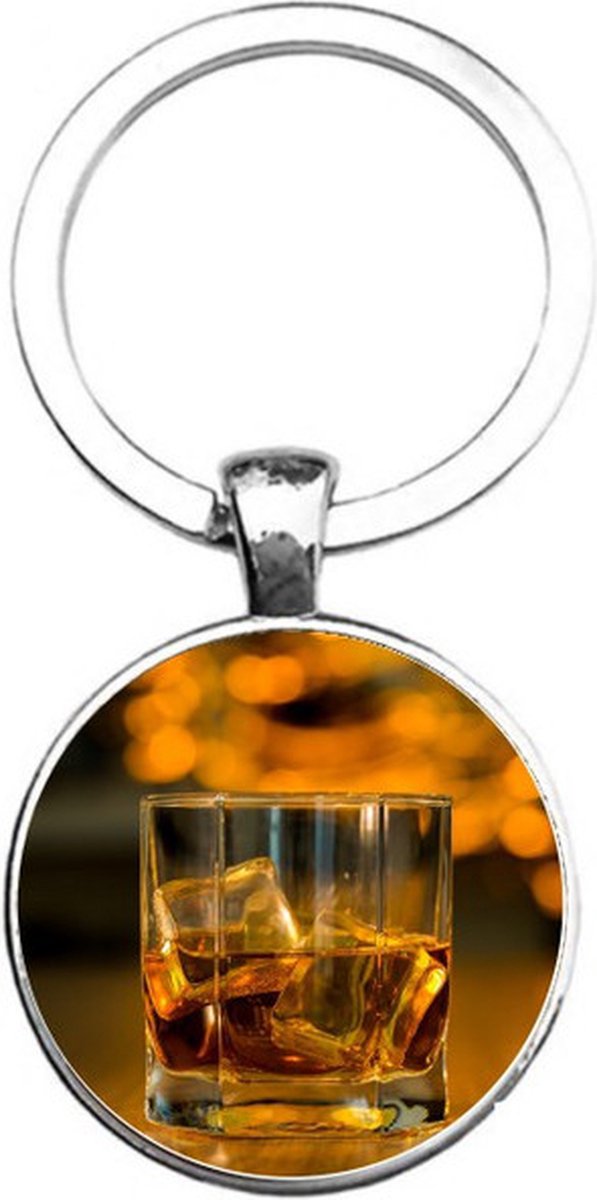 Sleutelhanger Glas - Whiskey